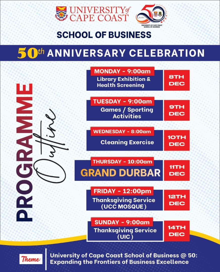 50TH ANNIVERSARY PROGRAMME