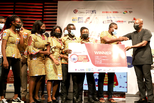 The University of Cape Coast (UCC) emerged the winner in the Tertiary Business Sense Challenge (TBSC)
