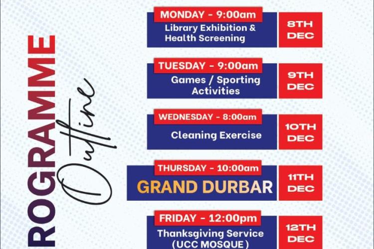 50TH ANNIVERSARY PROGRAMME